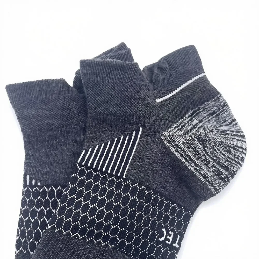 12 Pairs Bombas Performance Hextec Ankle Socks Large NWOT